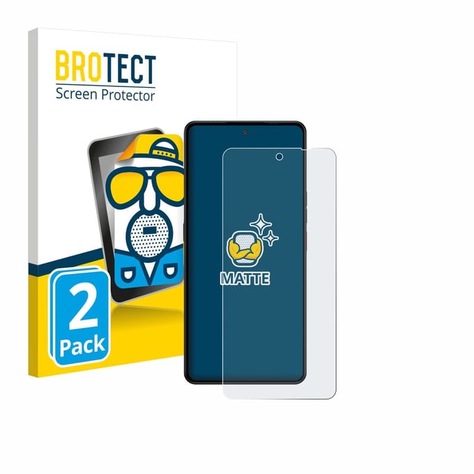 BROTECT - Screenprotector voor Gigaset GS6 - Folie Beschermfolie matte 2 Stuks