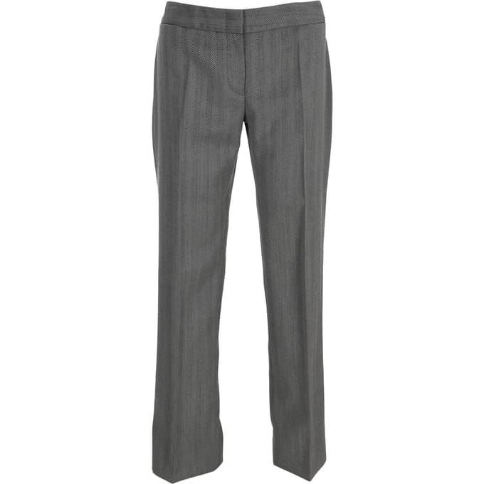 Alexander McQueen rechte broek van grijze wol
