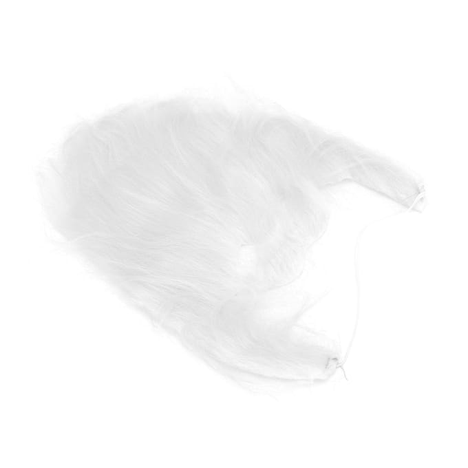 Feest nepbaard nep gezichtsbaard haar pluche nep snor voor kostuumaccessoires wit white