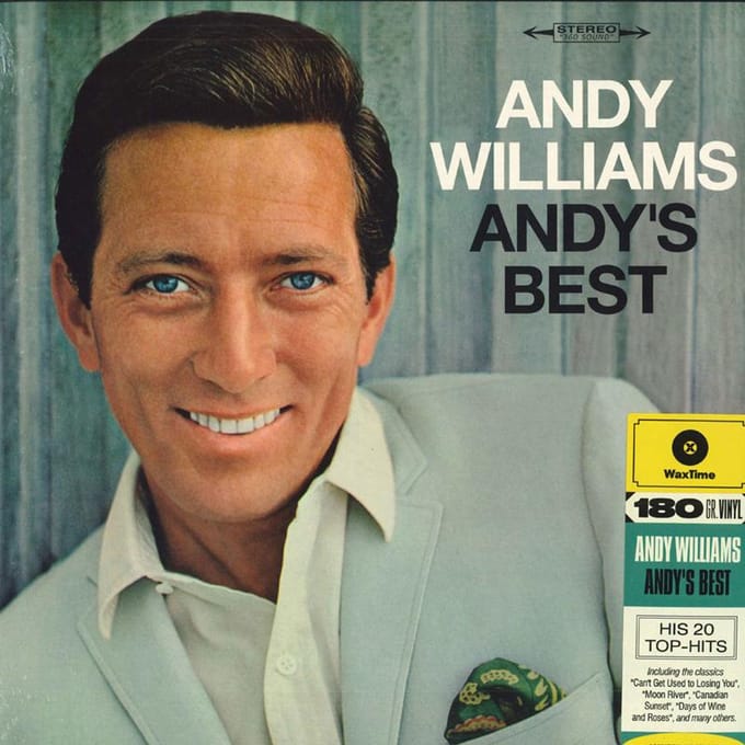 LP Plaat ANDY WILLIAMS - Andy's Best 772289 WaxTime 2021 Europa Pop brown