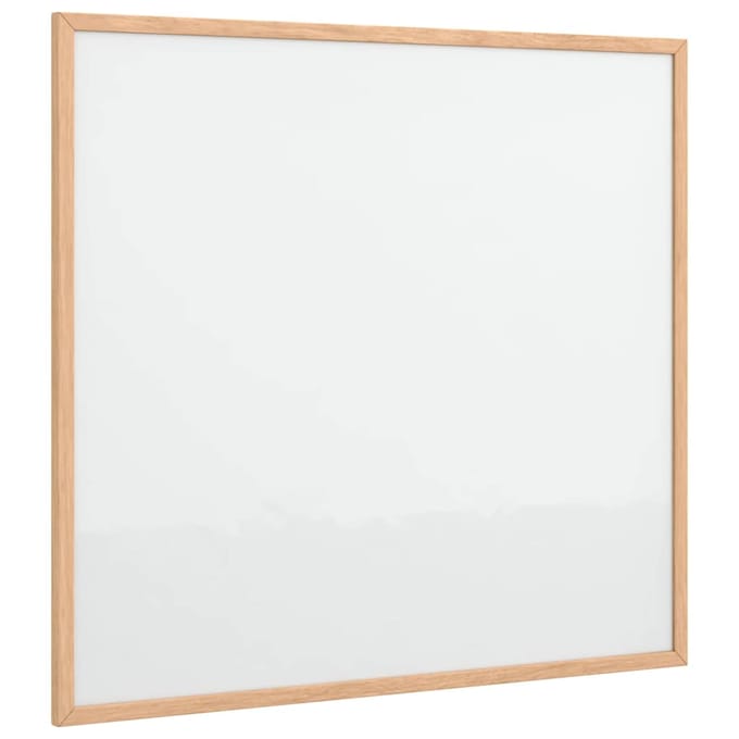 vidaXL - Magnetisch - whiteboard - met - massief - grenenhouten - frame - 60x55 - cm