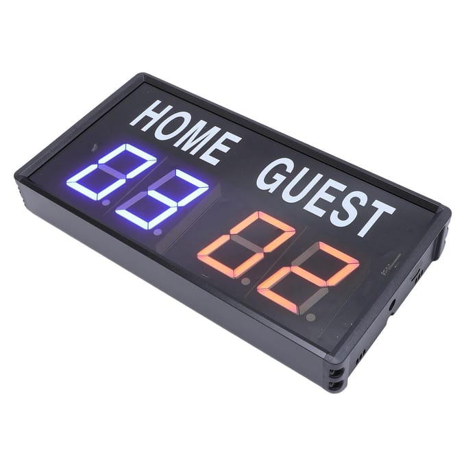Tableau de score de basket-ball électronique avec télécommande Alimentation USB LED Portable Marqueur de score pour EU Plug