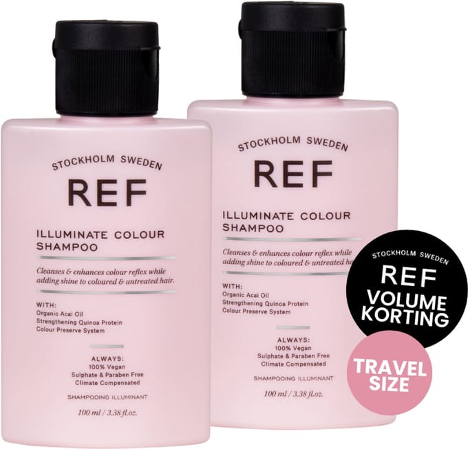 REF ILLUMINATE COLOUR SHAMPOO 2X 100ML TRAVELSIZE VOORDEEL