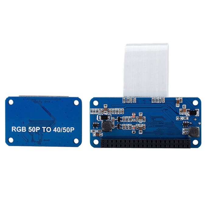 RGB LCD Driver Board Kit DPI Driver 50Pin naar 40Pin Adapter Board Voor Raspberry Pi