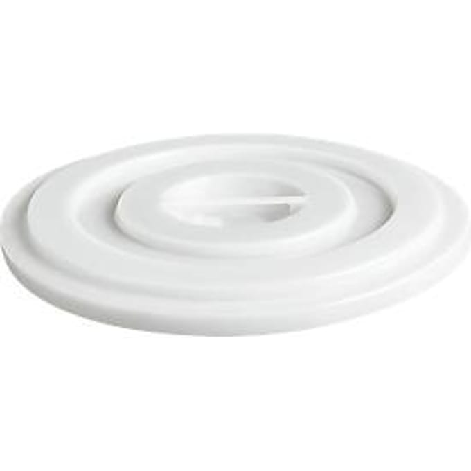 Deksel van HDPE, 50 liter, naturel