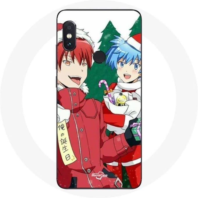 Coque pour Xiaomi Redmi Note 5 Pro Karma et Nagisa Assassination Classroom Anime Christmas day
