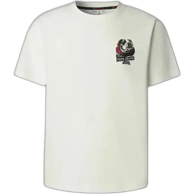 Pepe Jeans Shad T-shirt Met Korte Mouwen Wit S Man