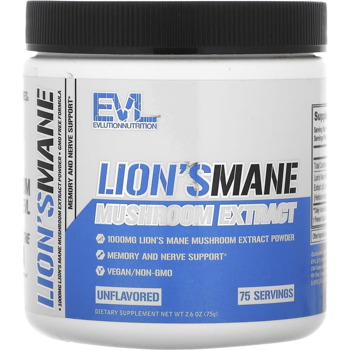 EVLution Nutrition, Helicoptera Paddenstoelenextract, Zonder smaak, 2,6 oz (75 gr)