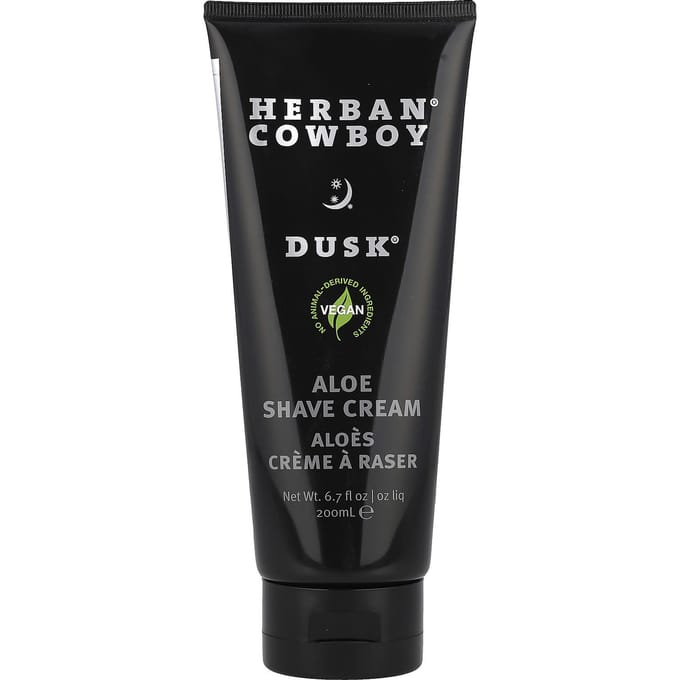 Crème à raser à l'aloe vera Herban Cowboy, Dusk®, 200 ml (200 ml) black