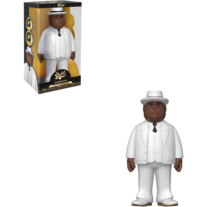 Biggie Smalls White Suit Funko Pop! Vinyl Gold