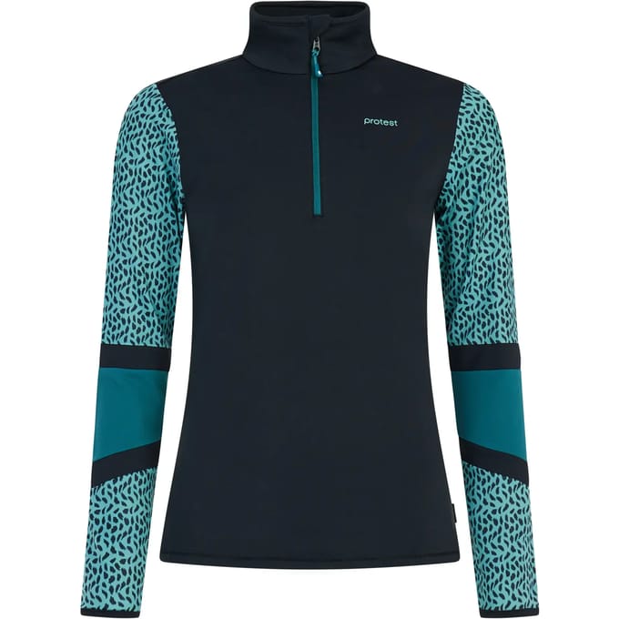 Protest Prtnynke - Skipully Dames - Lange mouwen - 1/4 rits – Glacial Blue