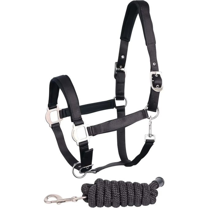 Satijnen paarden halsterset Harry's Horse