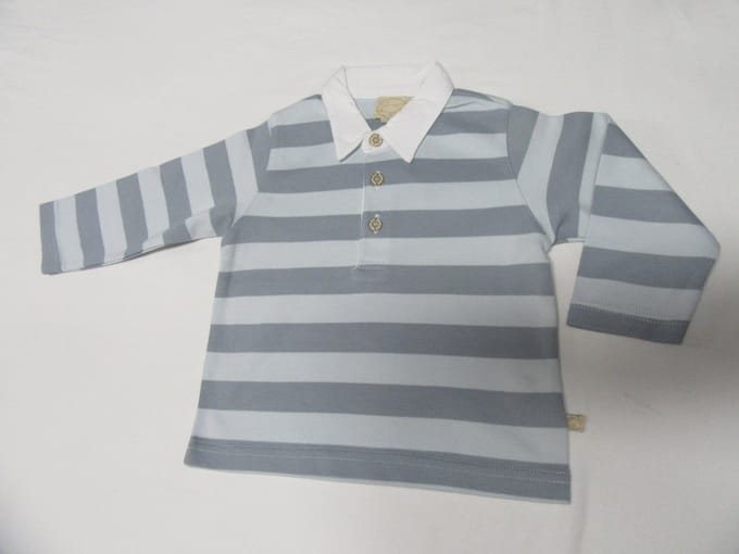 noukie's , jongens , polo , streep blauw / blauw , 18 maand 86