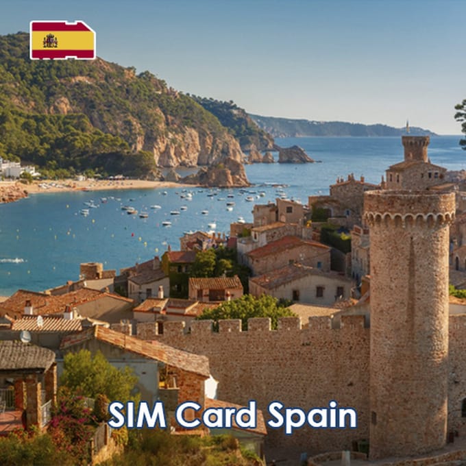 InternationalSIM Data Simkaart Spanje - 50 GB - 30 dagen
