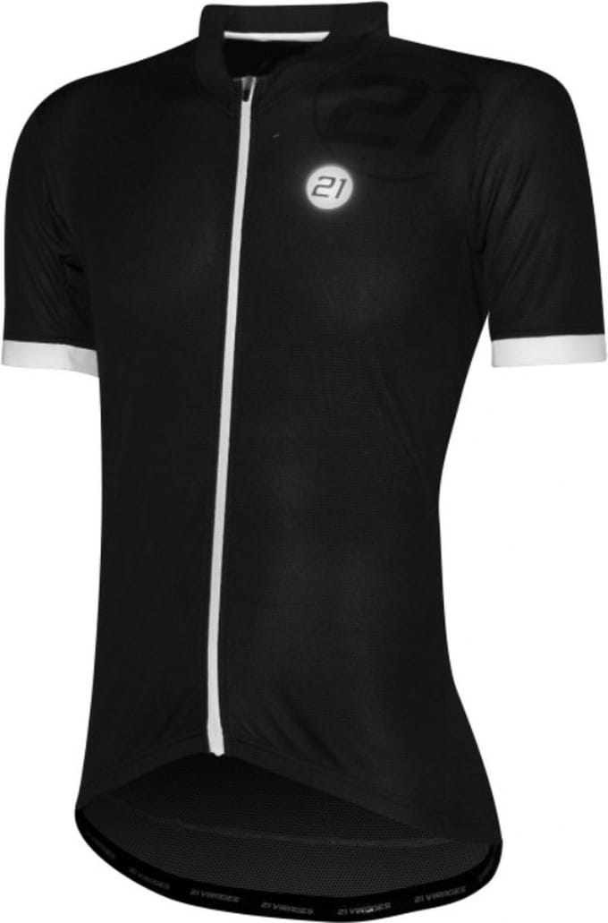 21Virages  Fietsshirt korte mouwen Torino Zwart Wit-L