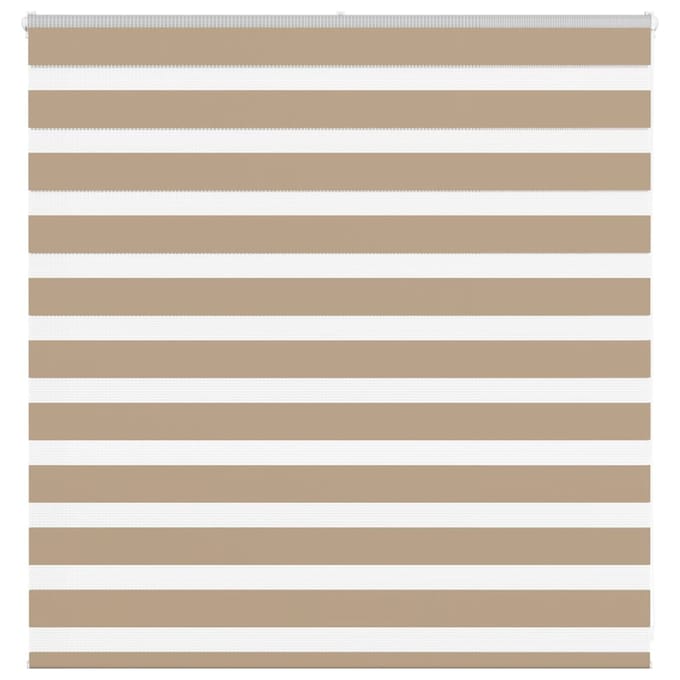 vidaXL - Zebra - Blind - 150x100 - cm - stofbreedte - 145,9 - cm - polyester - zandbruin