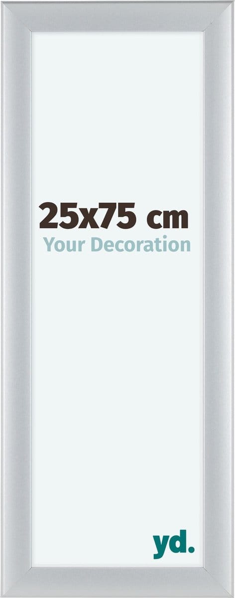 Your Decoration - Fotolijst 25x75 cm - MDF - Zilver Mat - Como