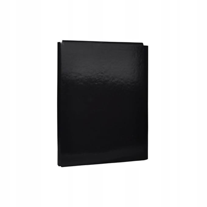 Zwarte A4 Map met Klittenband, 3,5cm, Zwart