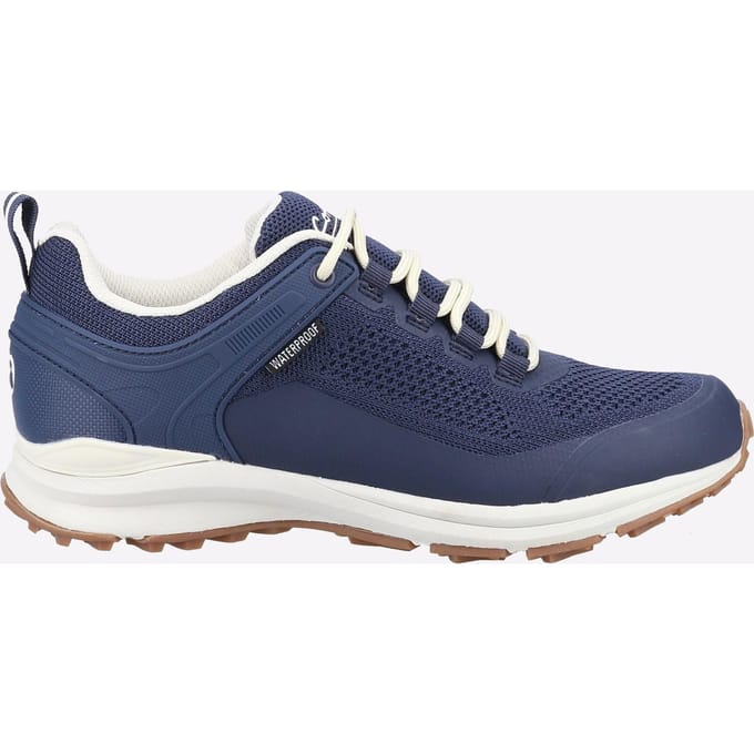 Cotswold Compton Gerecycleerd Plastic+Synthetische Pu Dames Marine Sneakers