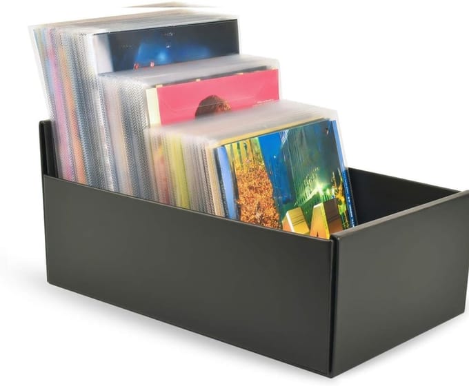 DYNA® Cd Opbergdoos - Cd Opbergsysteem - Cd Koffer - Zwart - 26cm x 16cm x 12cm