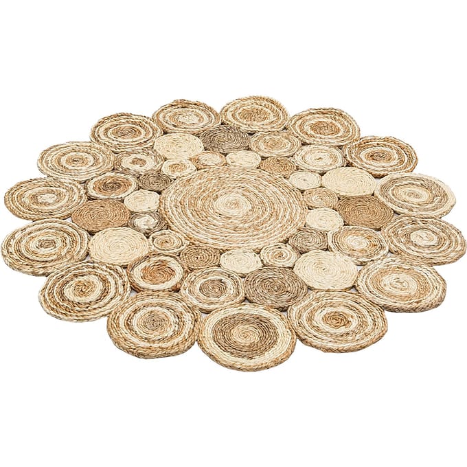 Vloerkleed Keiran rond jute | Conceptum Hypnosis