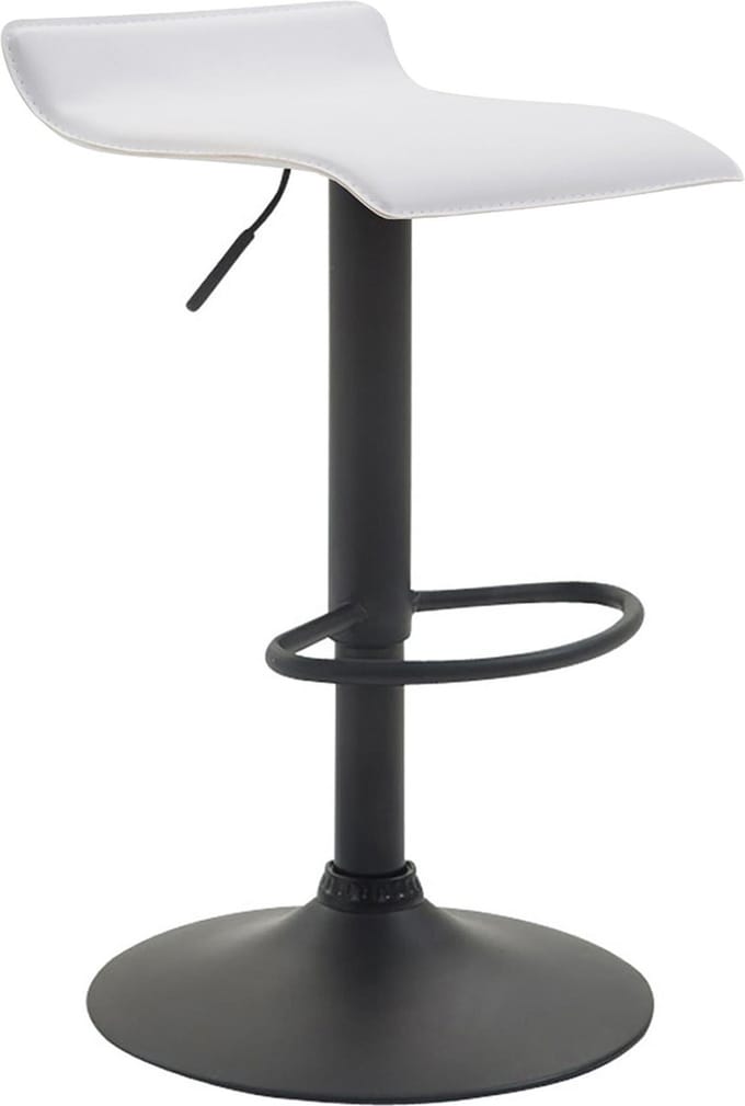 CLP Dyn V2 Barkruk - Kunstleer zwart/wit