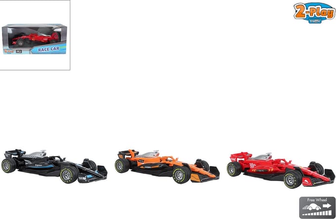 2-Play Formula Race Auto Die Cast- 13cm