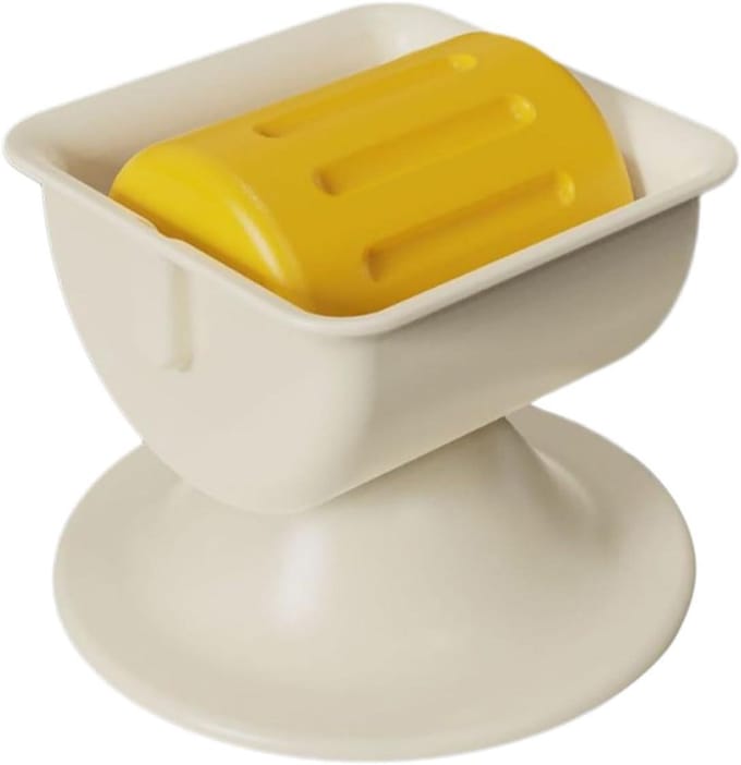 Voerbak Hond - Lekbak Yoghurt - Langzaam Eten - Antislip Siliconen - 15 cm Diameter - Grijs