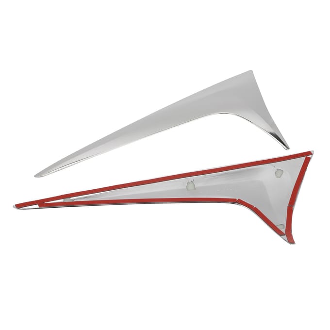 2 STUKS Auto Achterzijruit Spoiler Verchroomd Vervanging voor Mazda CX?5 CX5 KF 2017?2021 white