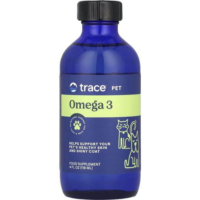 Trace, Huisdier, Omega 3, voor honden en katten, 118ml (120 ml) blue