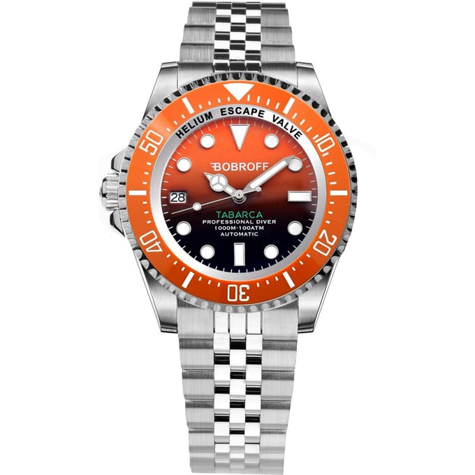 Zegarek BOBROFF BF0004ibnBFST. Automatyczny, Kolor pomarańczowy. Mężczyzna. black