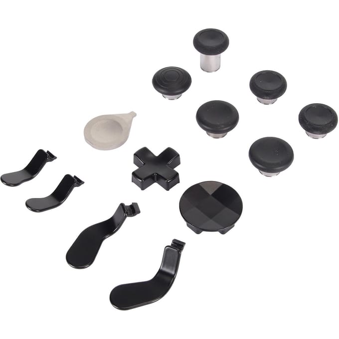 Vervangende Thumbsticks Kit Gevoelige Magnetische Metalen Thumbsticks voor Xbox One Elite Series 2 Zwart zwart