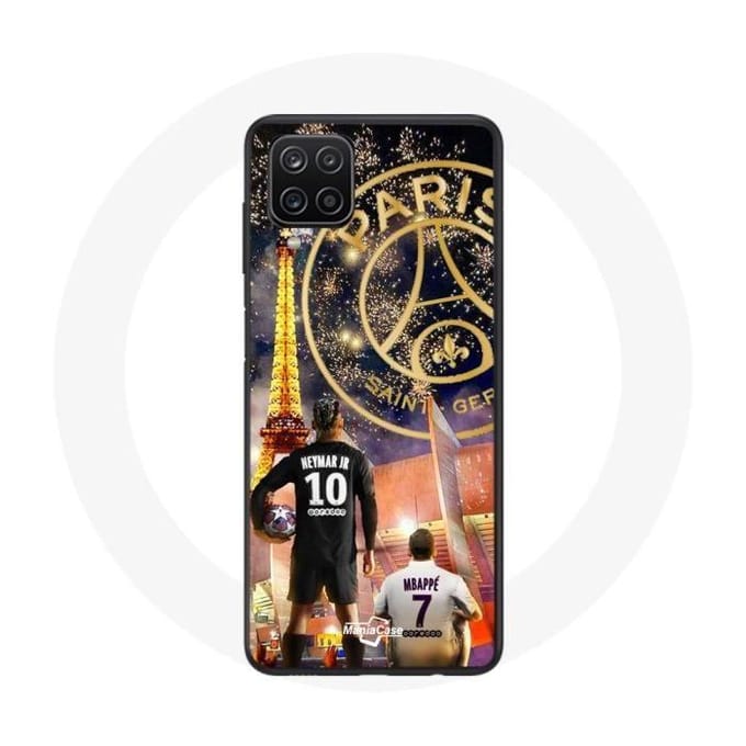 Coque pour Samsung Galaxy A42 5G PSG Neymar et Mbappé Joyeux noël