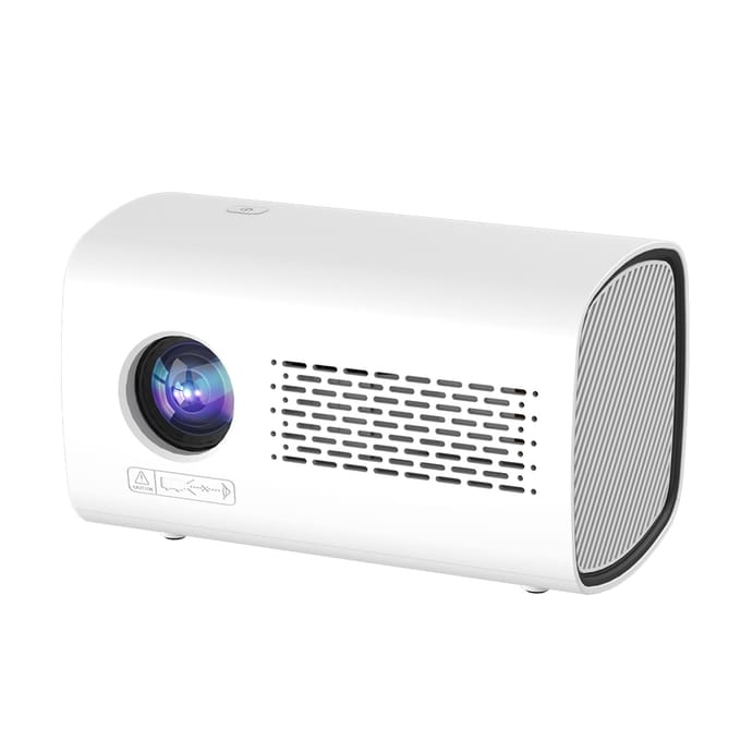 Mini Projector 720P Home Theater met WiFi6 Ondersteuning 150in Display Same Screen Techniek Film US Plug wit
