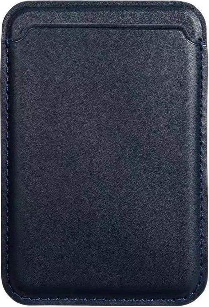 PU Lederen Kaarthouder voor iPhone 12/13/14/15/16/17 Series – Blauw