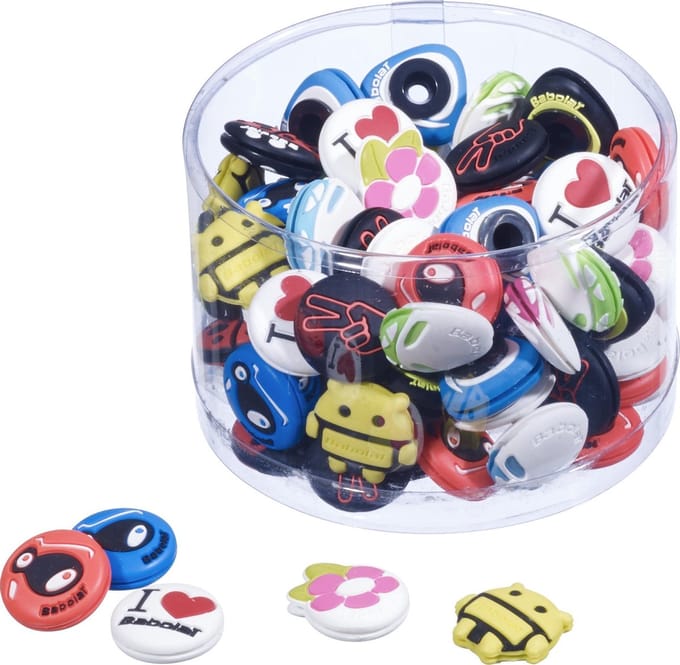 Babolat box Loony dempers x75 - assorti