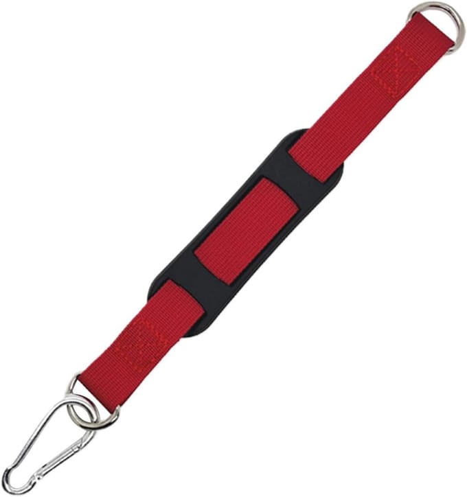 Bevestigingsband - Ophangriem - Intensieve Training - Duurzame Nylon Constructie - 2.5x25 cm - Rood