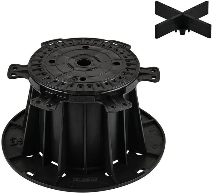 Qerato Verstelbare Tegeldrager Voor Terras BP 110-202 mm 10 Stuks
