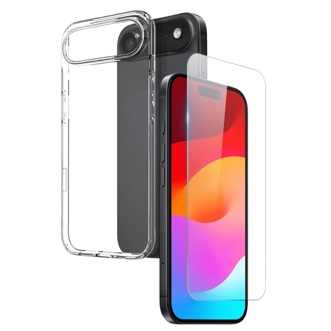 Northjo Apple iPhone Air Hoesje en Screenprotector Transparant