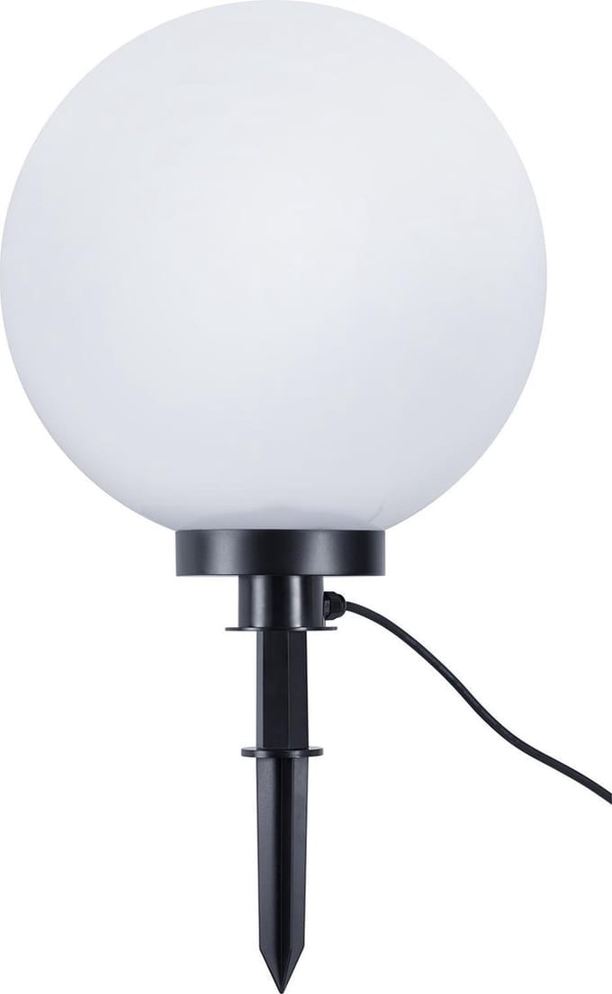 REALITY BOLO - Grondspie - Zwart - excl. 1x E27 23 W - Buitenverlichting - IP44