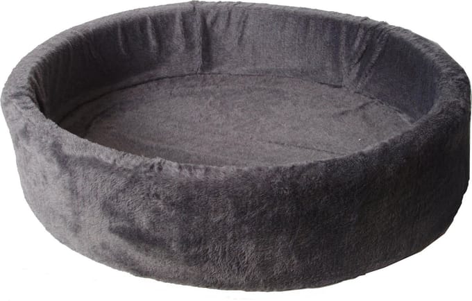 Bed Teddymand grijs nr6 90m