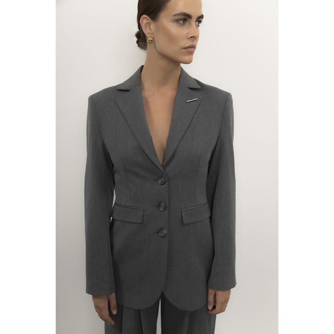 VIVEH Ash Top Agaat Maat: 42 | Blazers Outlet | Dames | Grijs