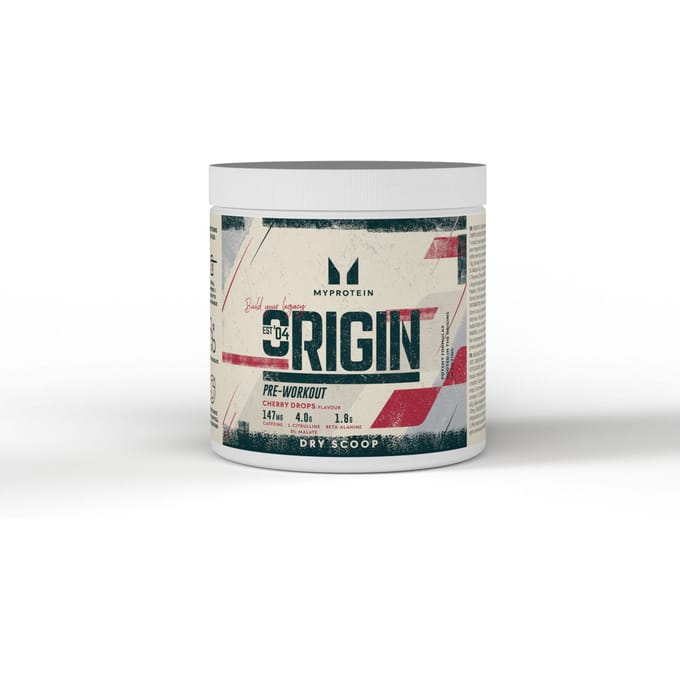 Origin Pre-Workout Dry Scoop - 18servings - Cherry Drops
