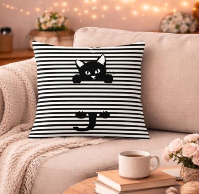 Purrfect Love Collection Kussenhoes - 40x40 cm