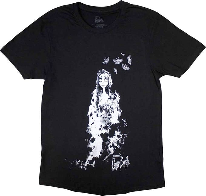 Corpse Bride - Butterflies Heren T-shirt - XL - Zwart