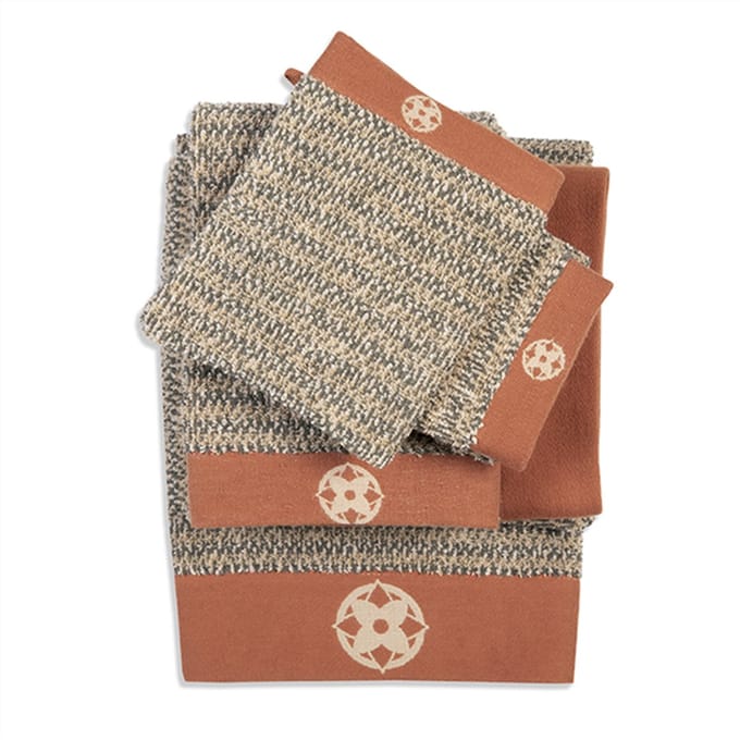 Kayori Furo Handdoek - 60x110 cm - Set van 3 - Groen