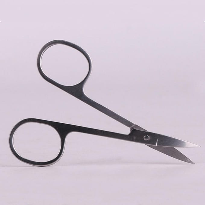 Wenkbrauwschaar Kam Wimper Haar Trimmen Verzorgingsschaar Cosmetisch Make-up Hulpmiddel gray