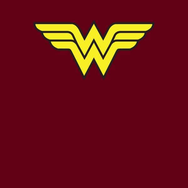 Justice League Wonder Woman Logo Sweatshirt - Burgundy - S