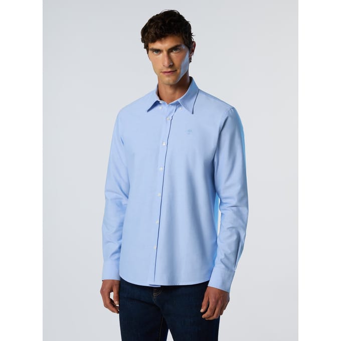 North Sails Oxford Overhemd Met geborduurd logo