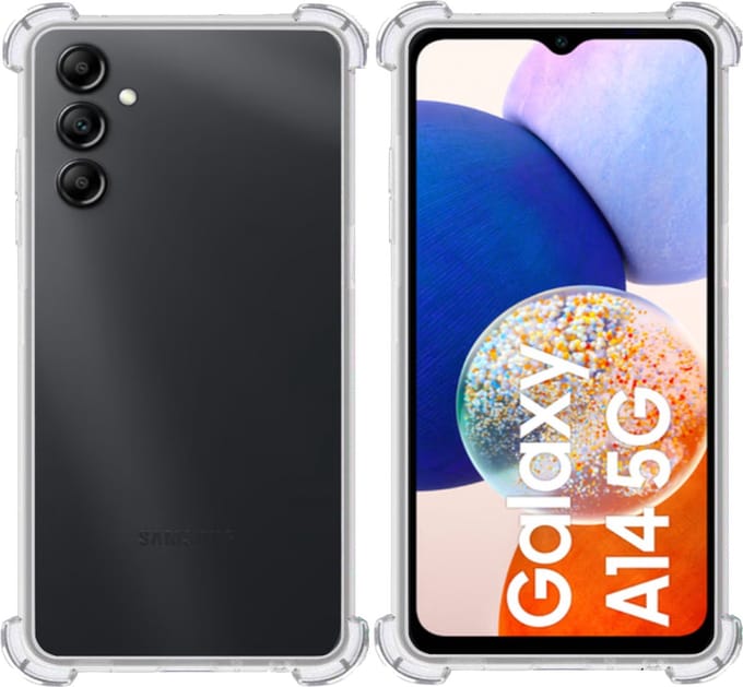 Hoesje geschikt voor Samsung A14 5G – Extreme Shock Case – Cover Transparant